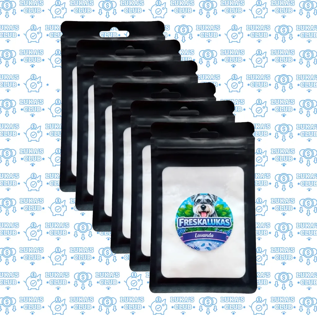 Baño en Seco Refrescante Freskalukas Lavanda 5g - 6 piezas